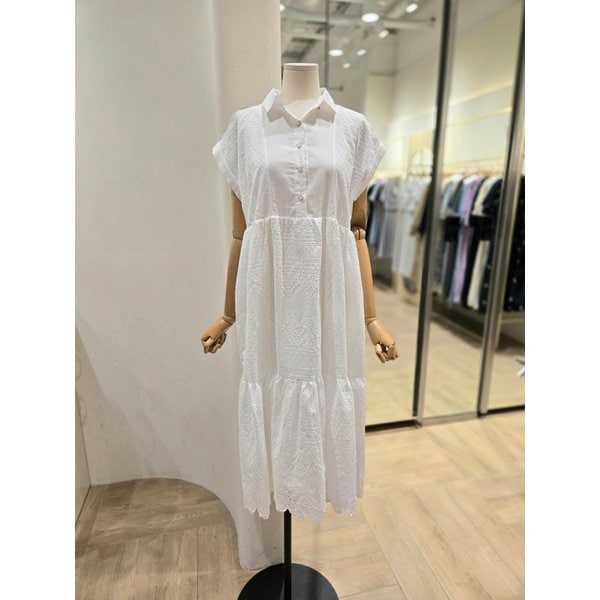 [부산점] 스칼럽 밑단 카라 원피스(PR2WO00905)