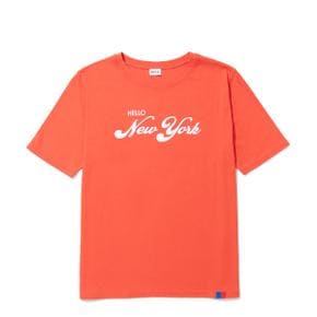 THE MODERN HELLO NEW YORK T-SHIRT - POPPY