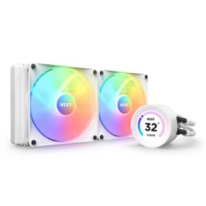 KRAKEN Elite RGB 280 White 간이 수냉 CPU 쿨러 RL-KR28E-W1 140mm RGB 팬 2기 3623