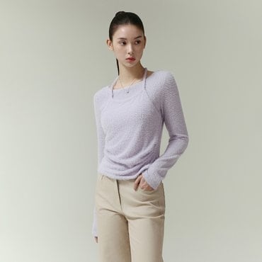 잇미샤 [25 S/S] 잇미샤 뷔스티에 레이어드 티셔츠 ITP2ZTS780