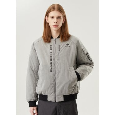르꼬끄 [이월][60% OFF] AGA 유니 패디드 봄버 자켓 (남녀공용) /  Light grey (QP123GPD11)