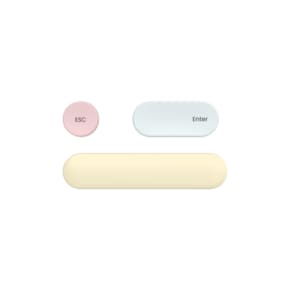 레트로 키보드 3종 포인트 키캡 CAP-01