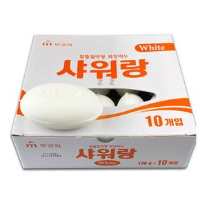 무궁화 샤워랑 알뜰비누 130g 10개입