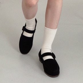 [최초가 89,000]  아이비 클래식 스웨이드 메리제인 로퍼 S23F132BK_black