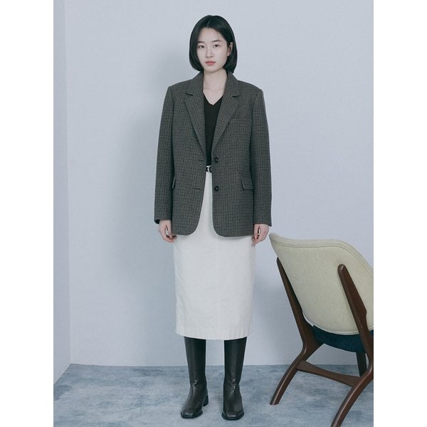 코듀로이 H 라인 스커트_2colors