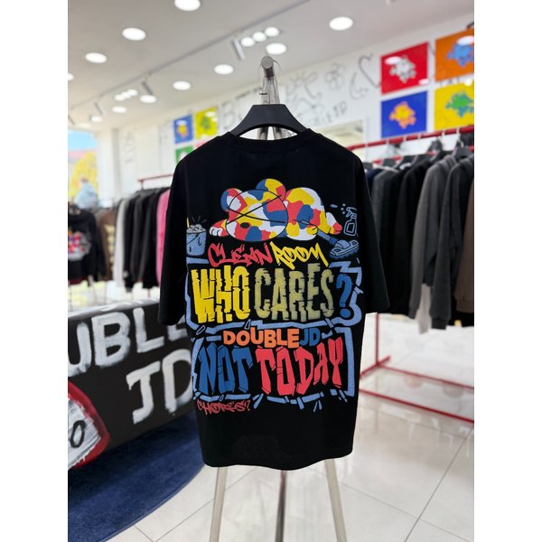 [여주점] 낫투데이반팔,블랙JHZZ10412
