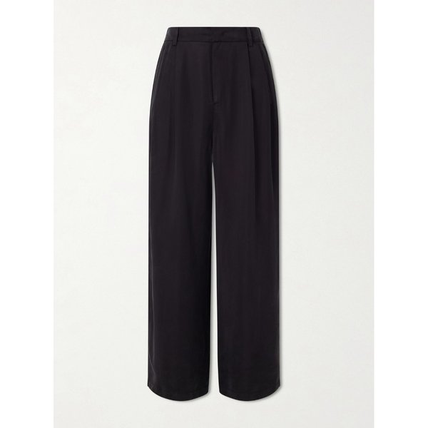 아모멘토 와이드 플리츠 새틴 팬츠 46376663162979720