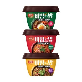  양반 비빔드밥 271g(컵) x 3개/매운참치/불고기/돌솥 선택