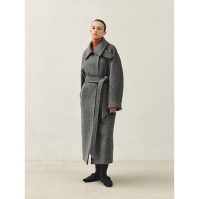 RTW CASHMERE SEMI DOUBLE COAT_GREY