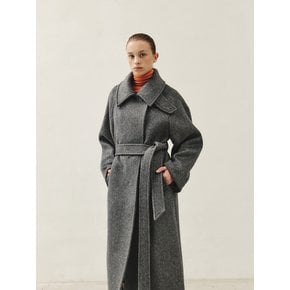 RTW CASHMERE SEMI DOUBLE COAT_GREY