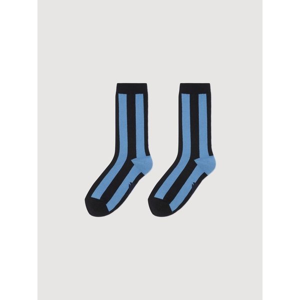 Vertical striped socks (blue) LXLAX26120BUX