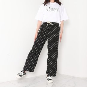 도트 땡땡이 밴딩 팬츠