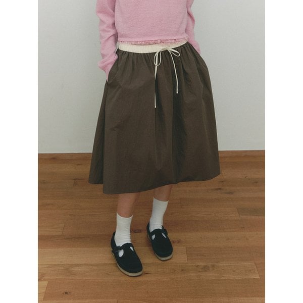 BANDING ROPE MIDI SKIRT(BR)
