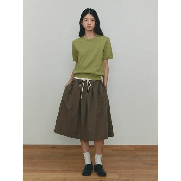 BANDING ROPE MIDI SKIRT(BR)