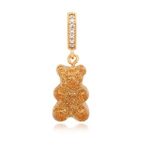 NOSTALGIA BEAR-24K-PAVE CONNECTOR 여성참