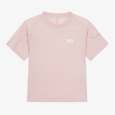 [노스페이스 공식] NT7UR35A 여성 프로스트 반팔 티셔츠_PALE PINK