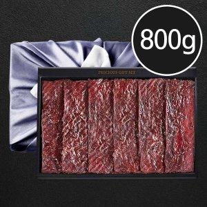  컨추리푸드 명품 수제 쇠고기 통육포 세트 500g(100x5장)/쇼핑백증정