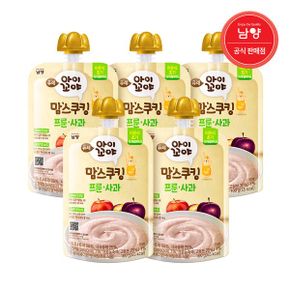 맘스쿠킹 유아 이유식 6개월   프룬사과 100g 5입_P333308357
