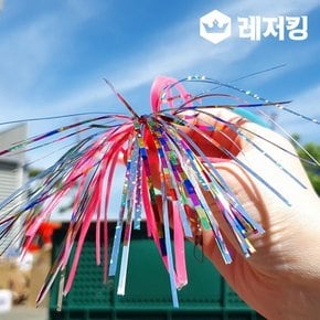 MTF 품질보증 반짝이 꼴뚜기 문어채비 2개입