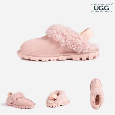 어그오스트렐리아 호주어그 24FW 오즈웨어 코케트 컬리 슬리퍼 밴딩 스트랩 UGG OB114CEB PALE MAUVE