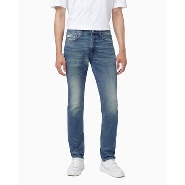 Calvin Klein Jeans 남성 슬림핏 미드블루 데님(4RD701G)