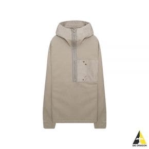 텐씨 GARMENT DYED HALF ZIPPED HOODIE (22CTCUF08147 A06455 903) (가먼트다이 하프집업)