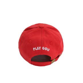 MONBIRDIE SOFTWEAR COTTON BALLCAP 자수로고 볼캡_RED