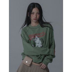 CREAM CAT ODRAPM SWEATSHIRTS_KHAKI