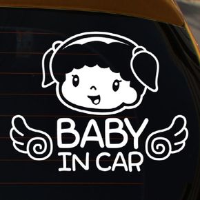 초보운전 자동차 날개 baby in car 아기스티커미미 X ( 2매입 )