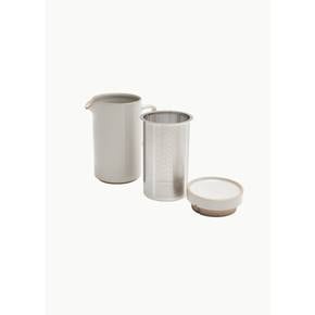 하사미포슬레인 26PF HPM037 - Teapot Tall 85mm, Gloss Grey