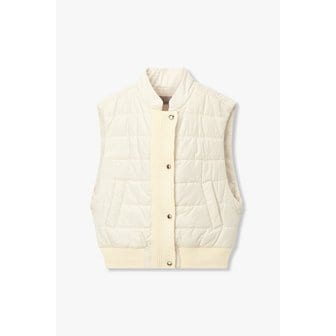 VOV [부산점] 보브)) 니트 트리밍 패딩 베스트 (7126120502)