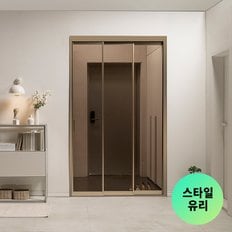 알파 3연동 중문 1150~1300(ㅡ자 오픈형 스타일유리)