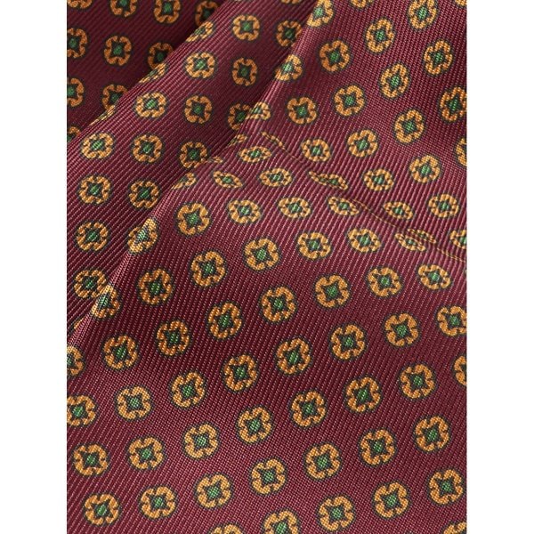 드레익스 HIM 8cm 프린트 실크 넥타이 46376663162902077