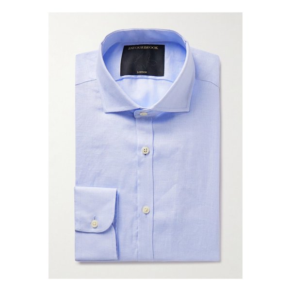 페이버브룩 브리드포드 컷어웨이 칼라 리넨 셔츠 1647597329885735