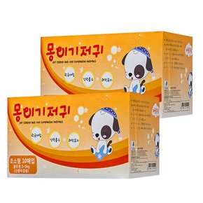 몽이기저귀 초소형 10매입 2개 강아지패드