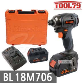 BL18M706 충전 임팩트 드라이버 18V 6.0Ah *2개