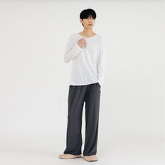 이너쿠키 딤그레이 슬림기모 남성 홈웨어 바지 (딤그레이/L-2XL) MHP4653