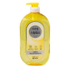 엘지 자연퐁 스팀워시 레몬향 750ml x4개 주방세제 리필