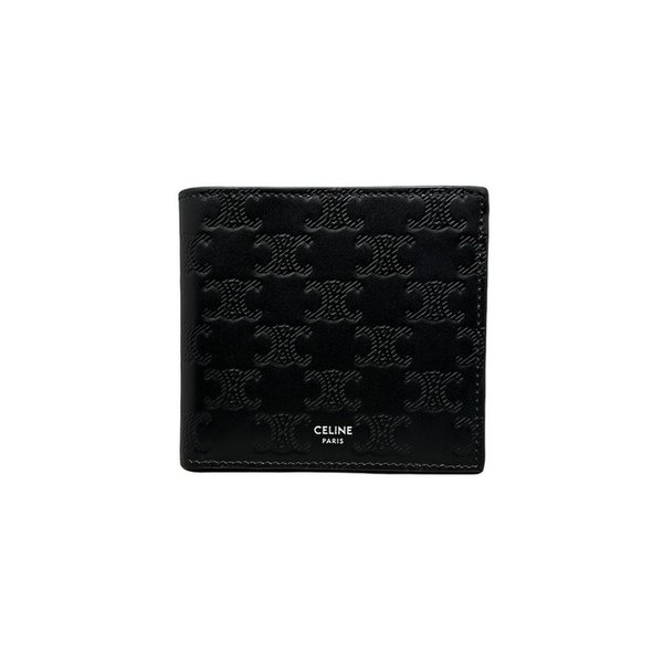 25FW 트리오페 로고 반지갑 블랙 10B653 FQB 38SI