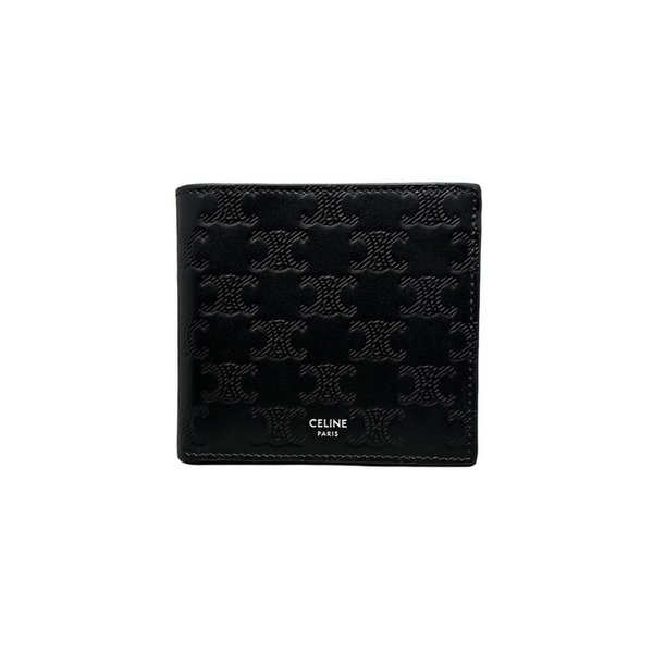 25FW 트리오페 로고 반지갑 블랙 10B653 FQB 38SI