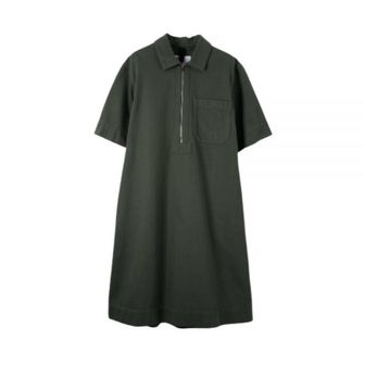 마가렛호웰 24 MHL UTILITY DRESS - FOREST (WHDR0508S24LAR FOR) (MHL 유틸리티 드레스)