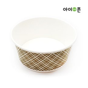 일회용 종이 밥그릇 520cc 50p 공기 대접 D