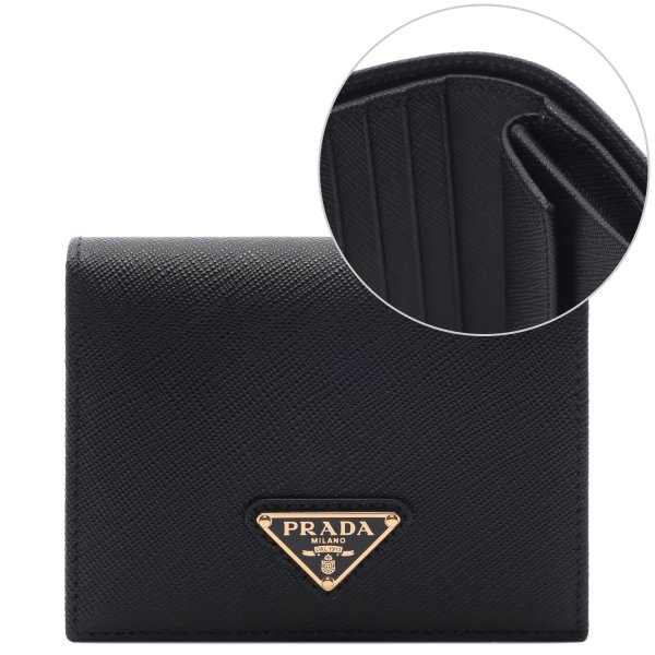 [부산점] [프라다] 26SS 여성 사피아노 삼각로고 반지갑 (1MV204 QHH F0002 26S)