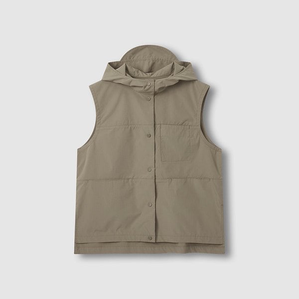 여 루즈핏 후드 베스트 J1062010230AW