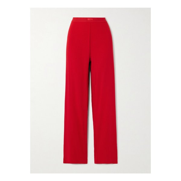 스킴스 골지 스트레치 코튼 팬츠 크랜베리 레드 1647597355863376