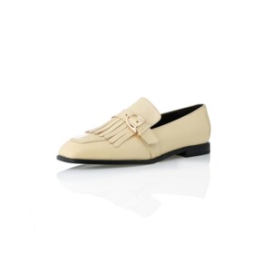 Tassel Point Loafer - MD1085f Butter Beige