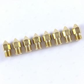 3D 프린터 노즐 부품 1.75mm 필라멘트 황동 나사 레터링 프린트 압출 헤드 악세서리 깍지 팁 3D 프린터 노즐