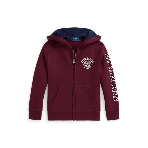 폴로 키즈 남아 2-7세 로고 플리스 풀 지퍼 후디(CWPOKNIB8021439410)