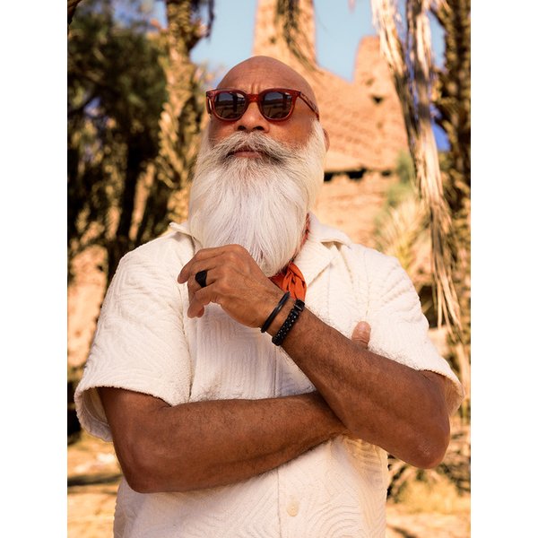 카테나 베니션 더블 팔찌 - 블랙X블랙