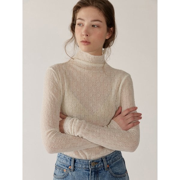 lace turtle t-shirt (2colors)